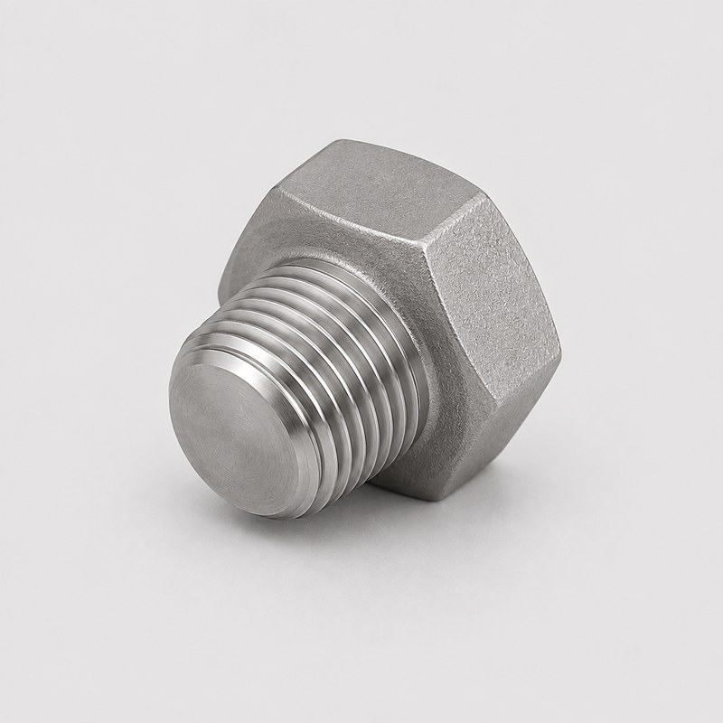 Tapón macho inoxidable clase 3000 · SS316