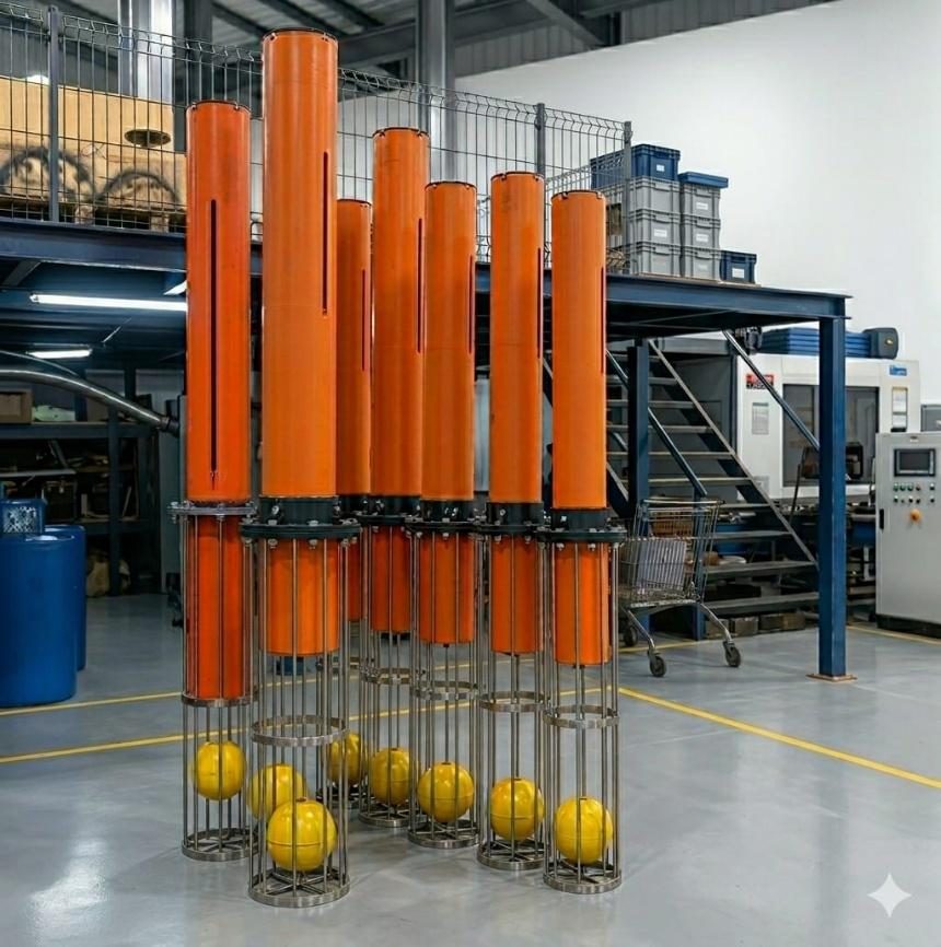 Sistemas de medición de celdas de flotación con canastillos
